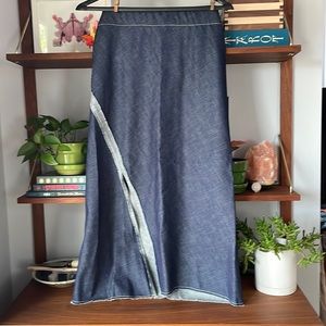 Zero + Maria Cornejo denim maxi skirt like new! 100% Organic Cotton